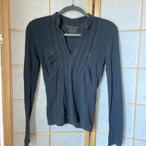 Downeast Basics Tuxedo Top Long Sleeve